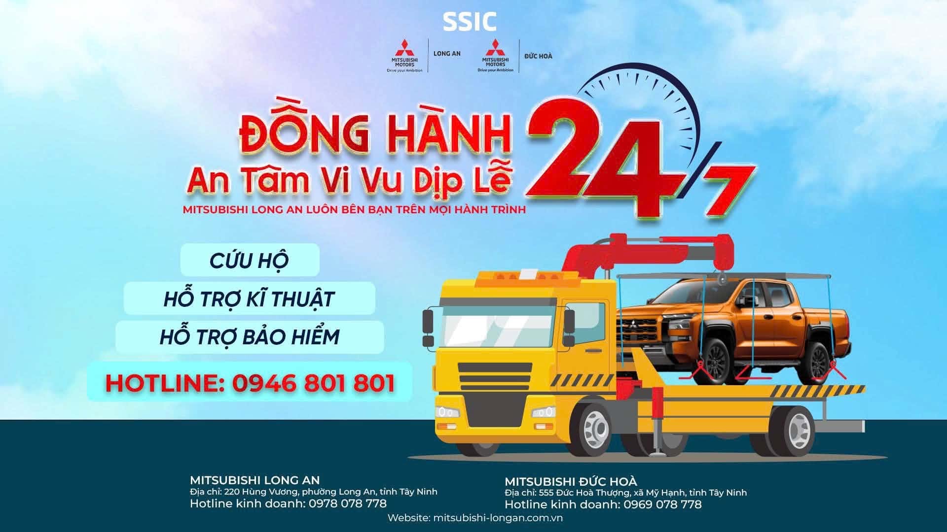 Cứu hộ Mitsubishi Long An